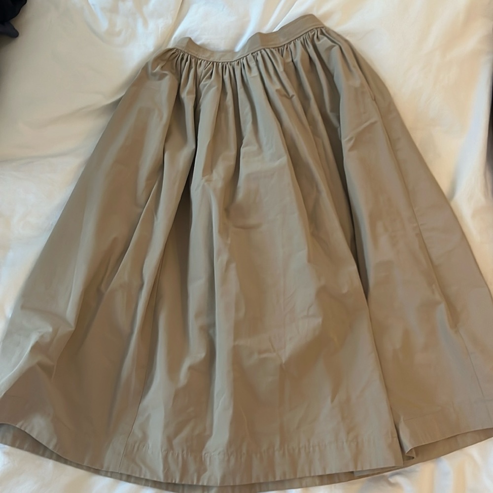 ARKET beige skirt